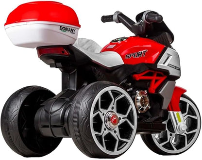 Electric Rides-on Motorcycle with 3 Wheels
