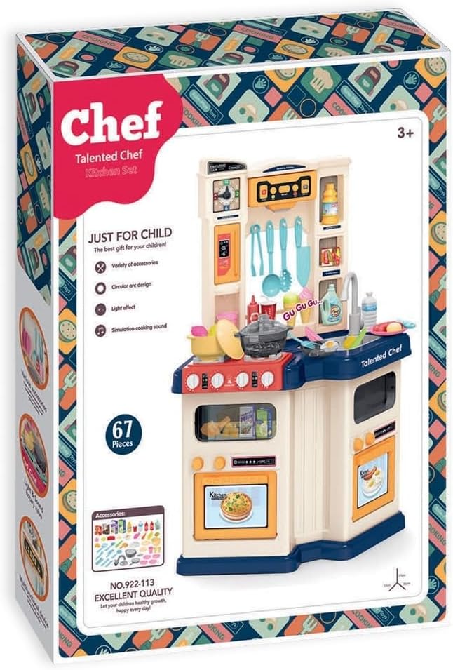 Talented Chef Kitchen Set – 65 Pcs