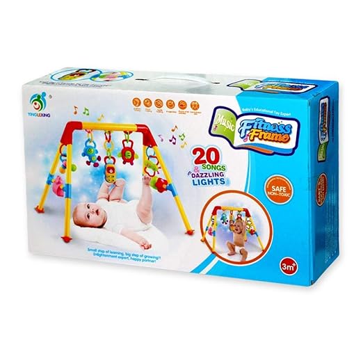 Jack Royal Happy Fitness Frame  with 20 Songs & Dazzling Lights,  for 3 Months +