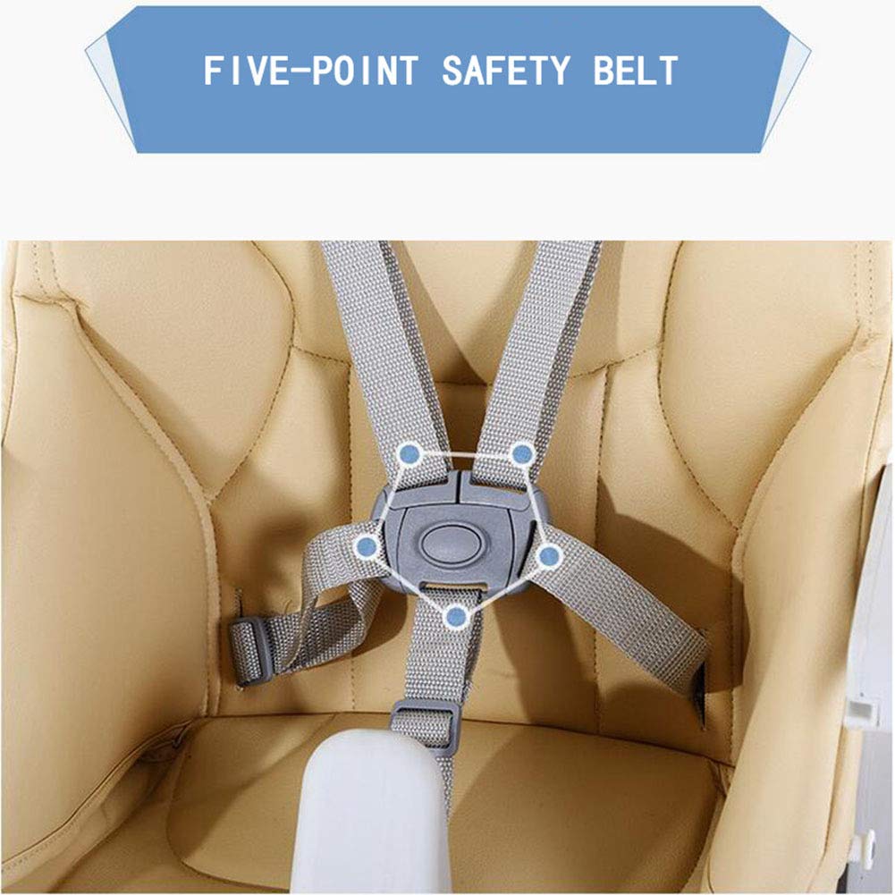 Foldable Baby High Chair with Recline