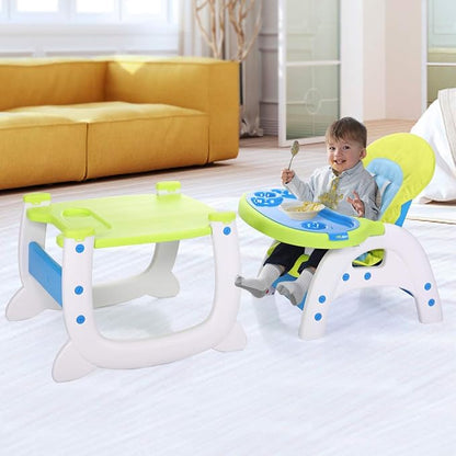 3-in-1 convertible toddler highchair and table set