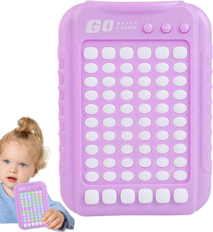 interactive electronic "Go Match 3" handheld puzzle game console
