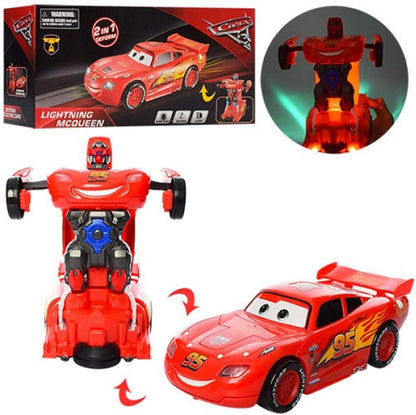 Transformable Mcqueen Remote Control Racing Car Toys for Boys