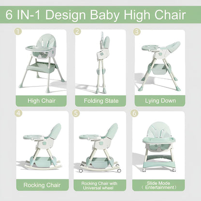6-in-1 Baby High Chair