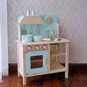 wooden kitchen set