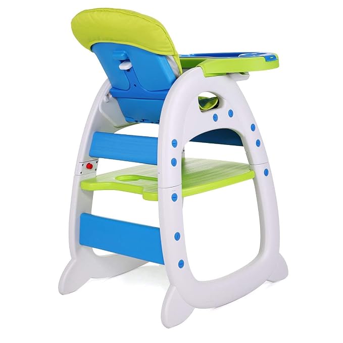 3-in-1 convertible toddler highchair and table set