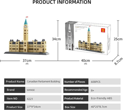 WANGE Assembly Architecture Model with Blocks(Parliament of Canada )