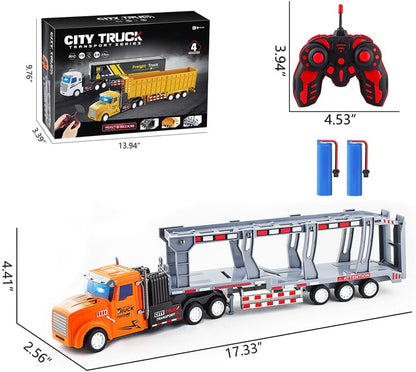 RC City Truck Car Carrier
