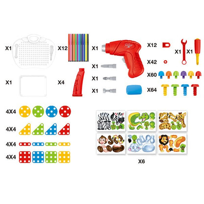 Magic Panel 4-in-1 Dinosaur Construction Workbench