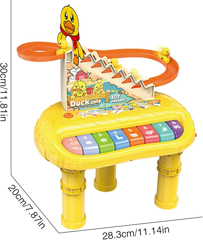 Little Duck Climbing Music Toy - Musical Instrument Toy with Lights and Music