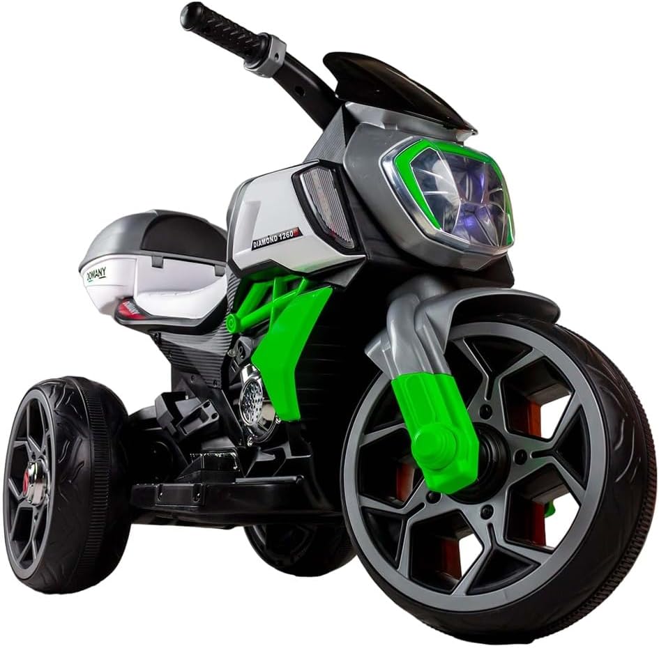 Electric Rides-on Motorcycle with 3 Wheels