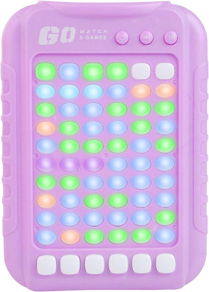 interactive electronic "Go Match 3" handheld puzzle game console