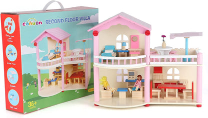 Wooden Villa doll house