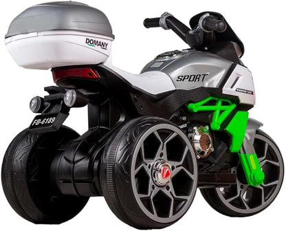 Electric Rides-on Motorcycle with 3 Wheels