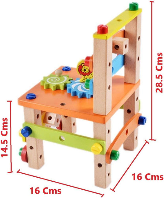 Wooden Construction Workbench Toy