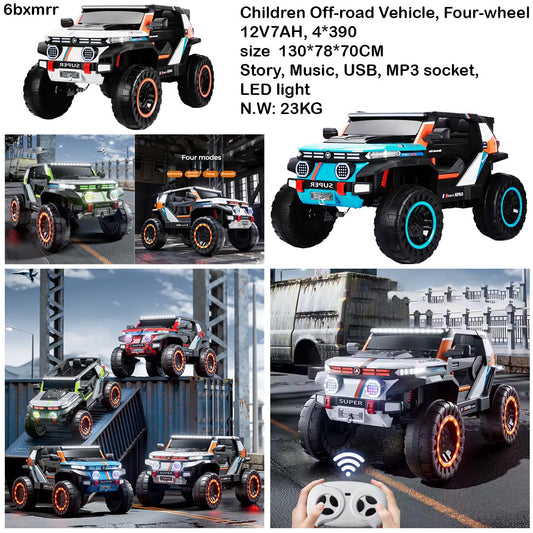 Kids 12V Off-Road Ride-On Car – 6BXMRR