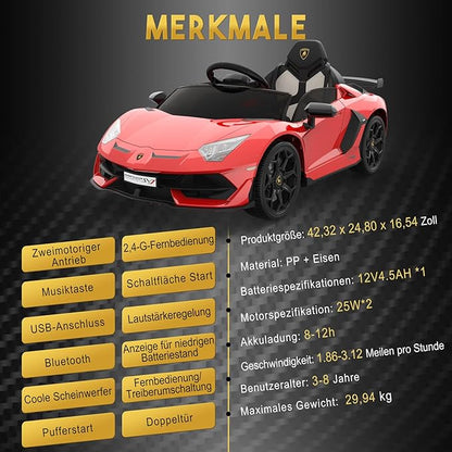 Lamborghini Children's Car- Electric Car for Children