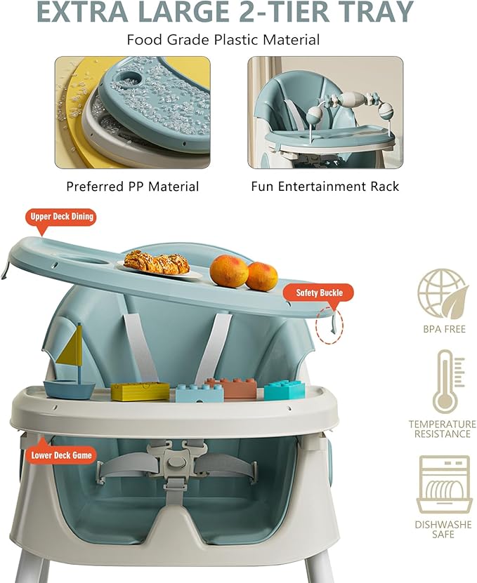 6-in-1 Baby High Chair