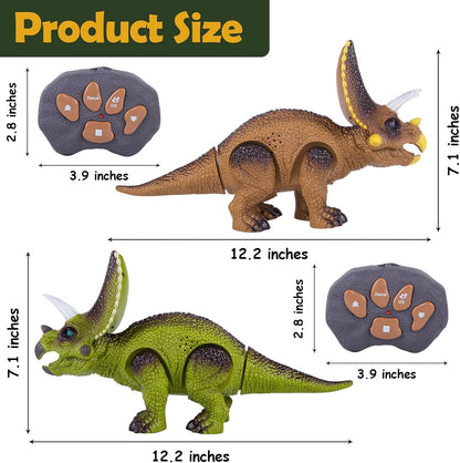 Remote Control Triceratops Dinosaur Toy