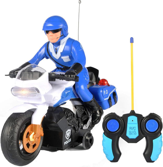 RC Police Motorcycle with Rider