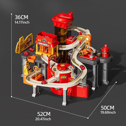 Auto Repair Adventure – Fire Truck Parking Track Set