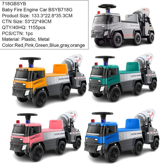 Baby Fire Engine Ride-On Truck