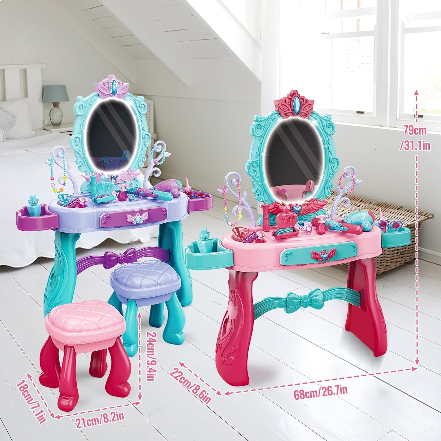princess dressing & make up table