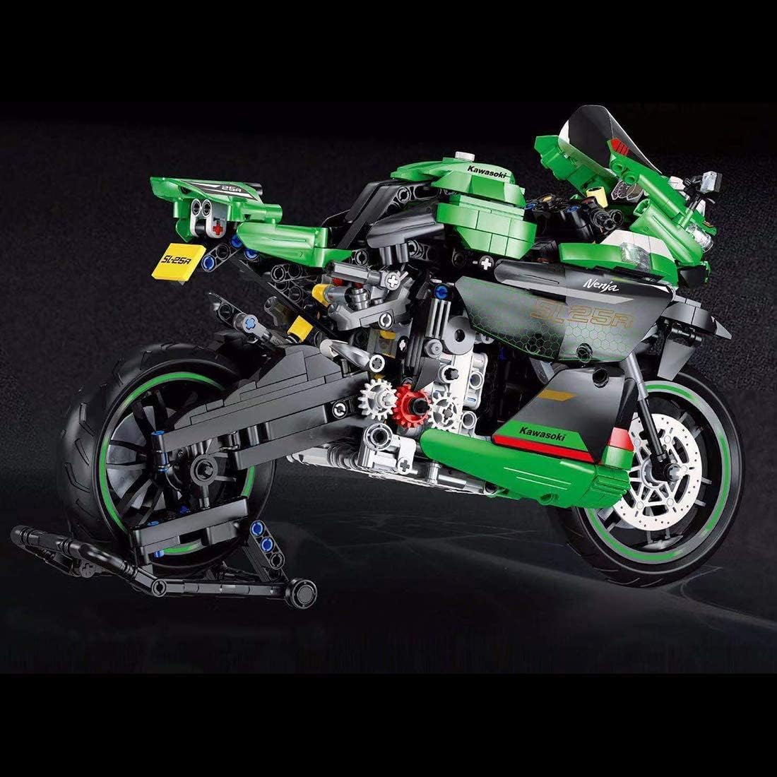 867 pieces block motorcycle