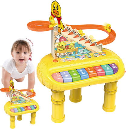 Little Duck Climbing Music Toy - Musical Instrument Toy with Lights and Music