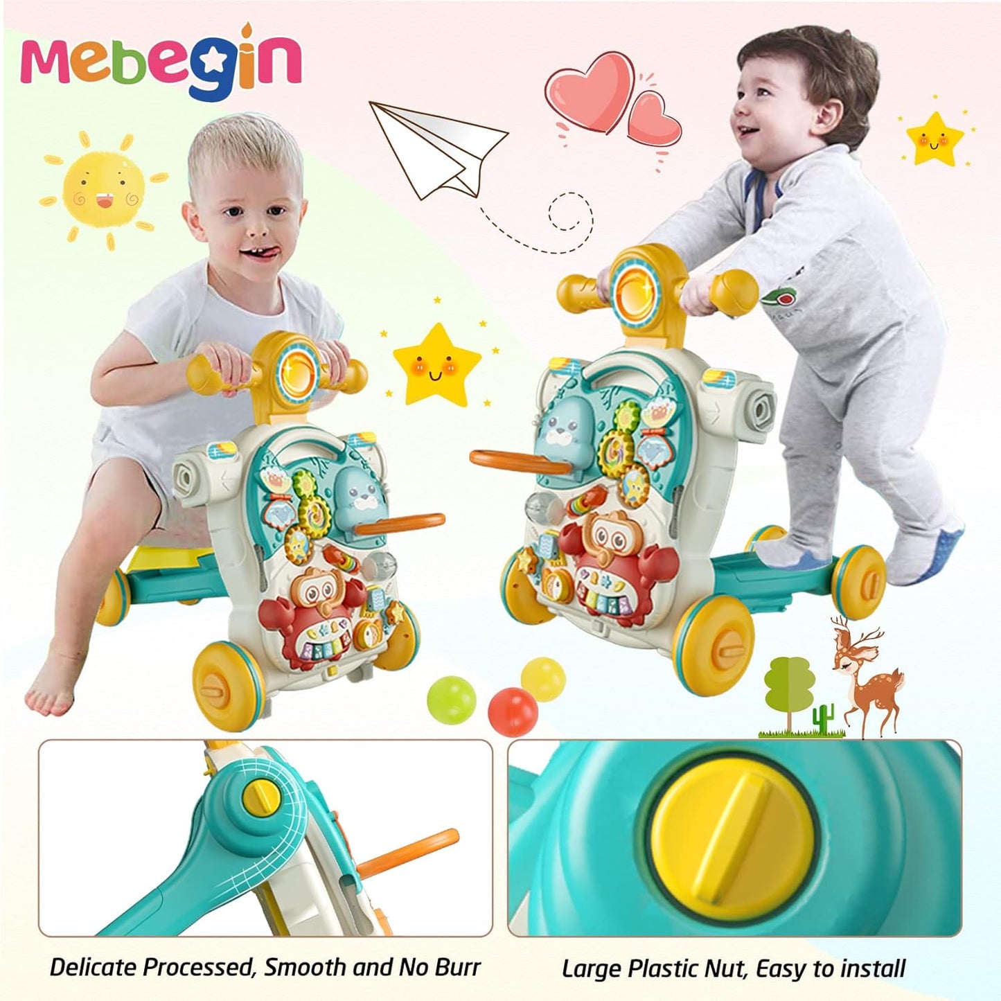 Multifunction Baby Walker – Deluxe