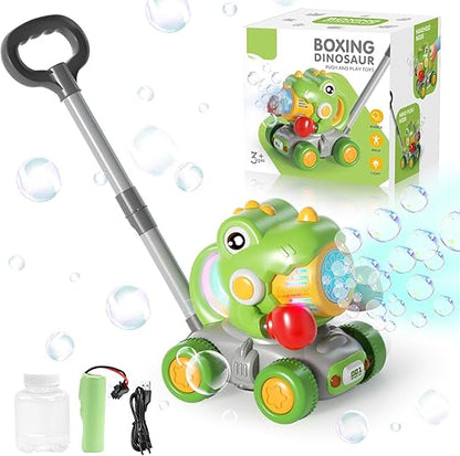 Bubble Machine for Toddlers: Dinosaur Boxing Bubble Machine,Lawn Mower,Toddler Toy Outside,Toys for Toddlers