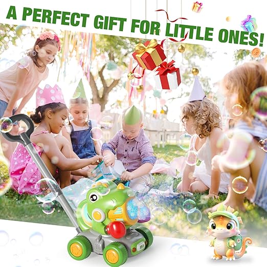 Bubble Machine for Toddlers: Dinosaur Boxing Bubble Machine,Lawn Mower,Toddler Toy Outside,Toys for Toddlers