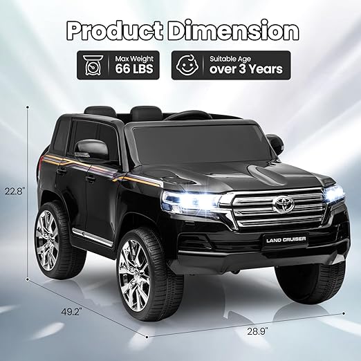 Toyota Land Cruiser Kids Ride-On Car