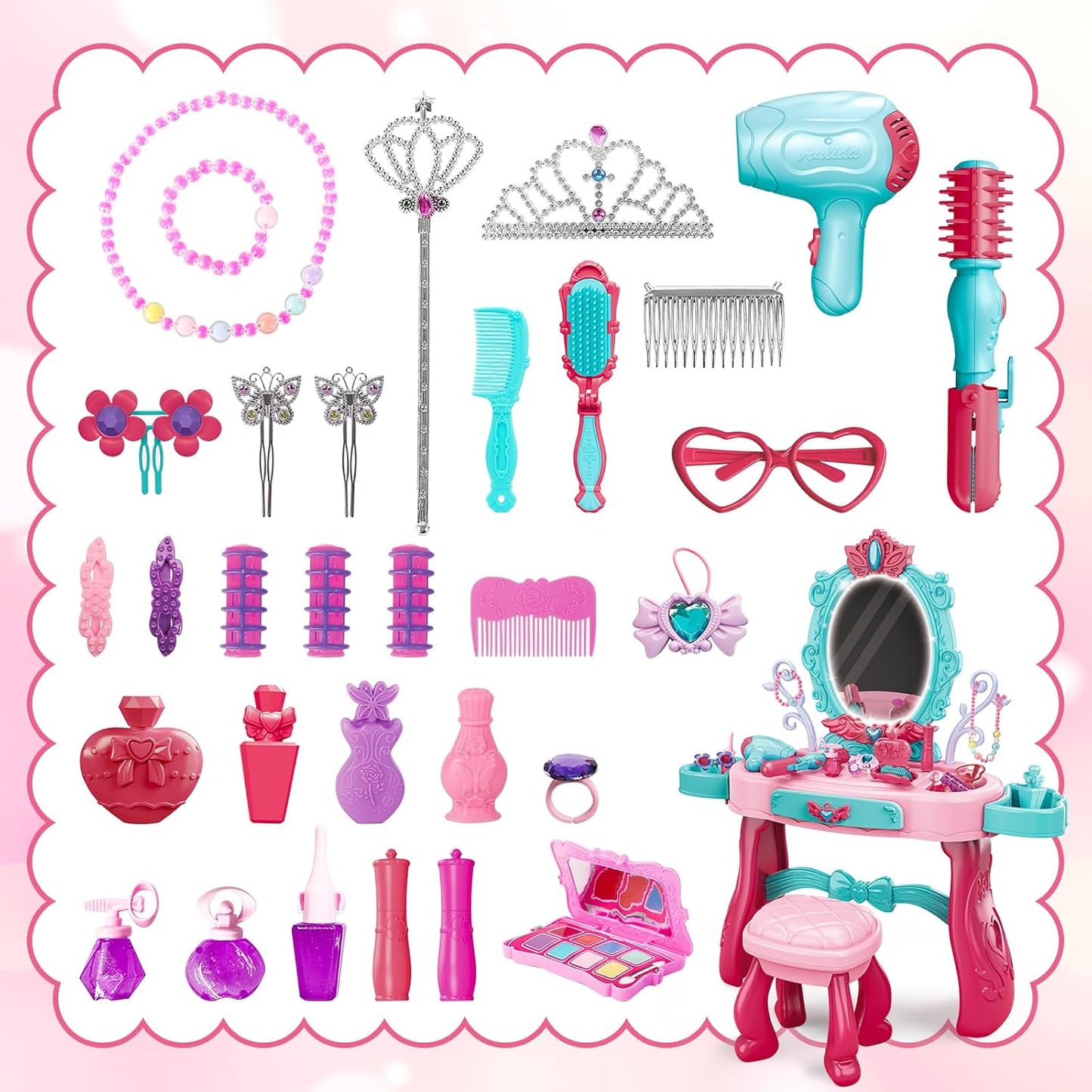 princess dressing & make up table