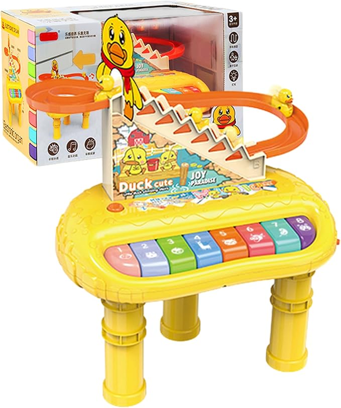 Little Duck Climbing Music Toy - Musical Instrument Toy with Lights and Music