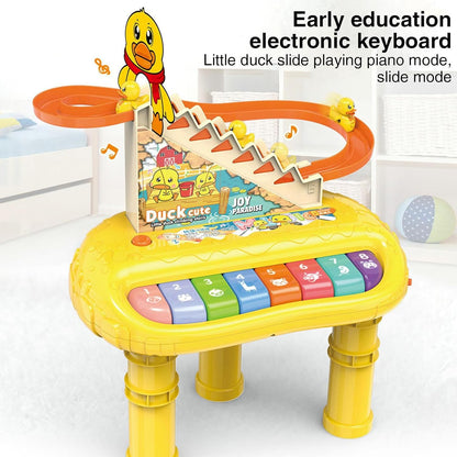 Little Duck Climbing Music Toy - Musical Instrument Toy with Lights and Music