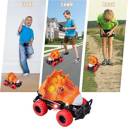 Children Remote Controlled Dinosaur Car with LED Light