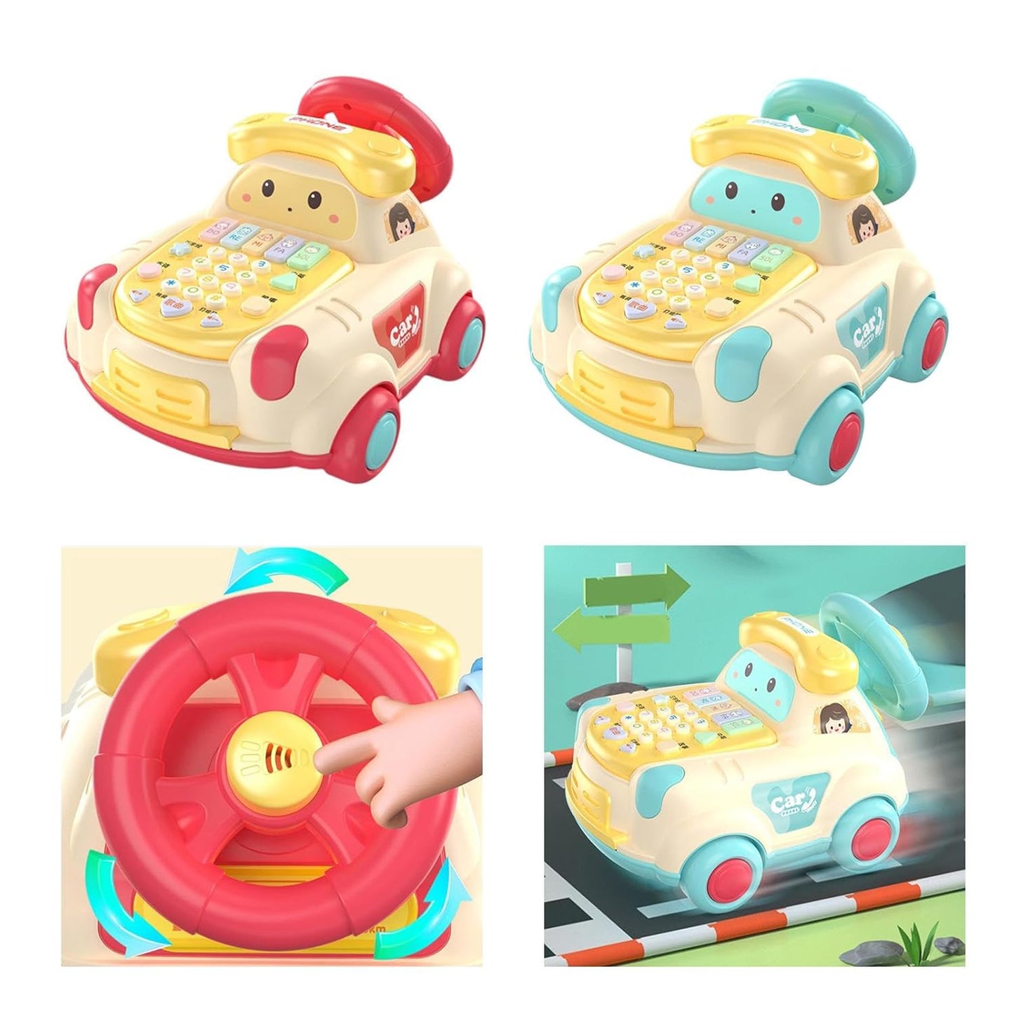 Baby Musical Phone Car Toy