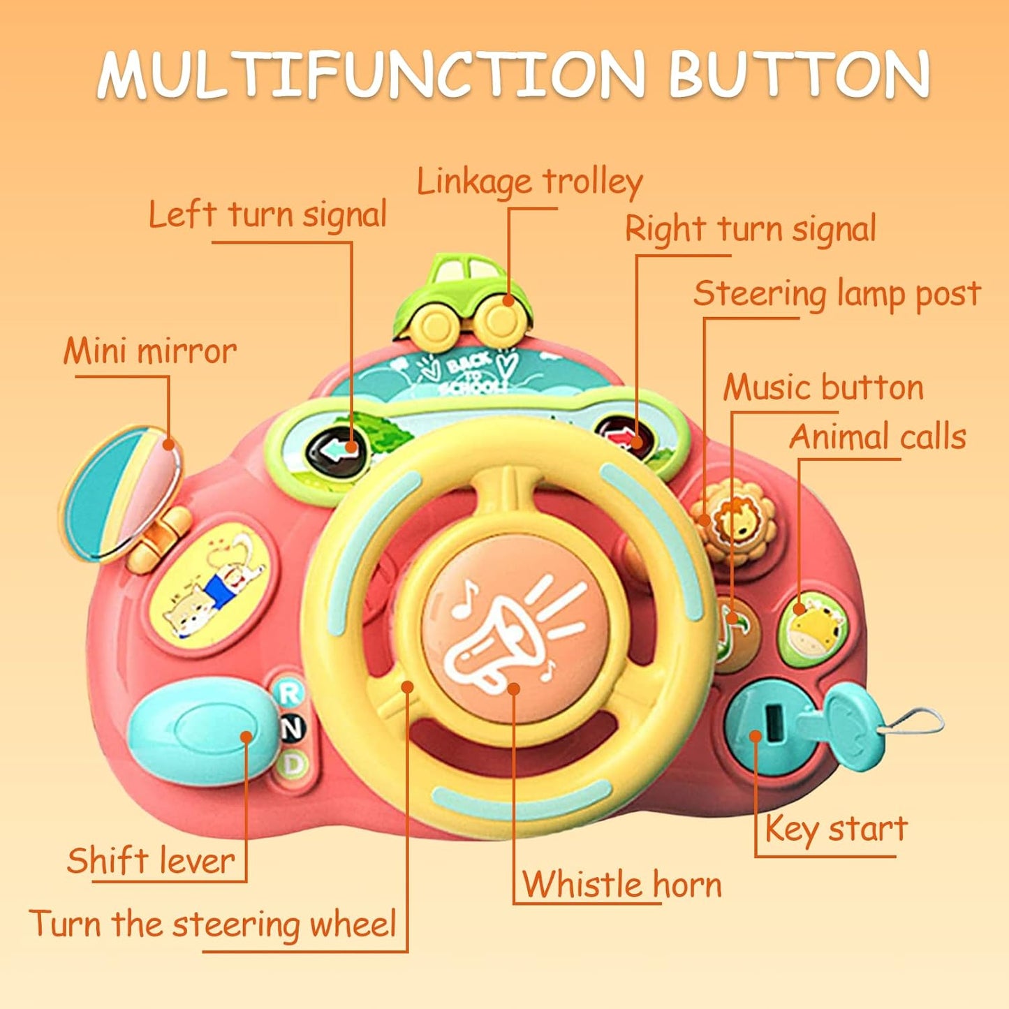 Steering Wheel Toy for babies