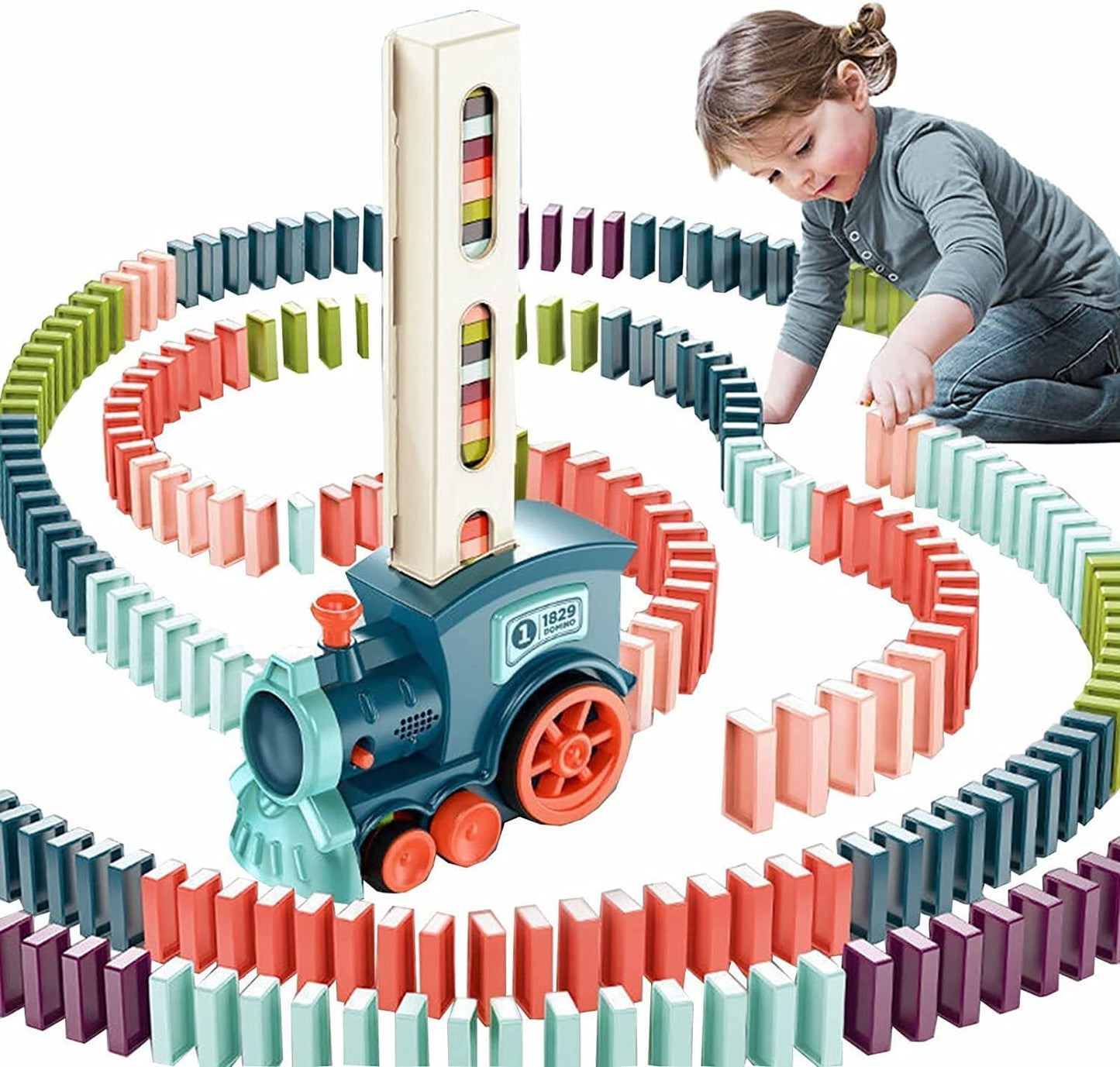 Domino Train Set