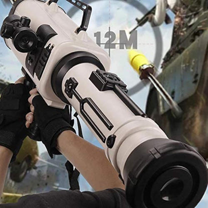 Simulation Sound Effects Of Electric Burst Rocket Launcher, Launch Soft Rocket Launcher, Boy Mortar, Children's Toy Soft Shell Gun