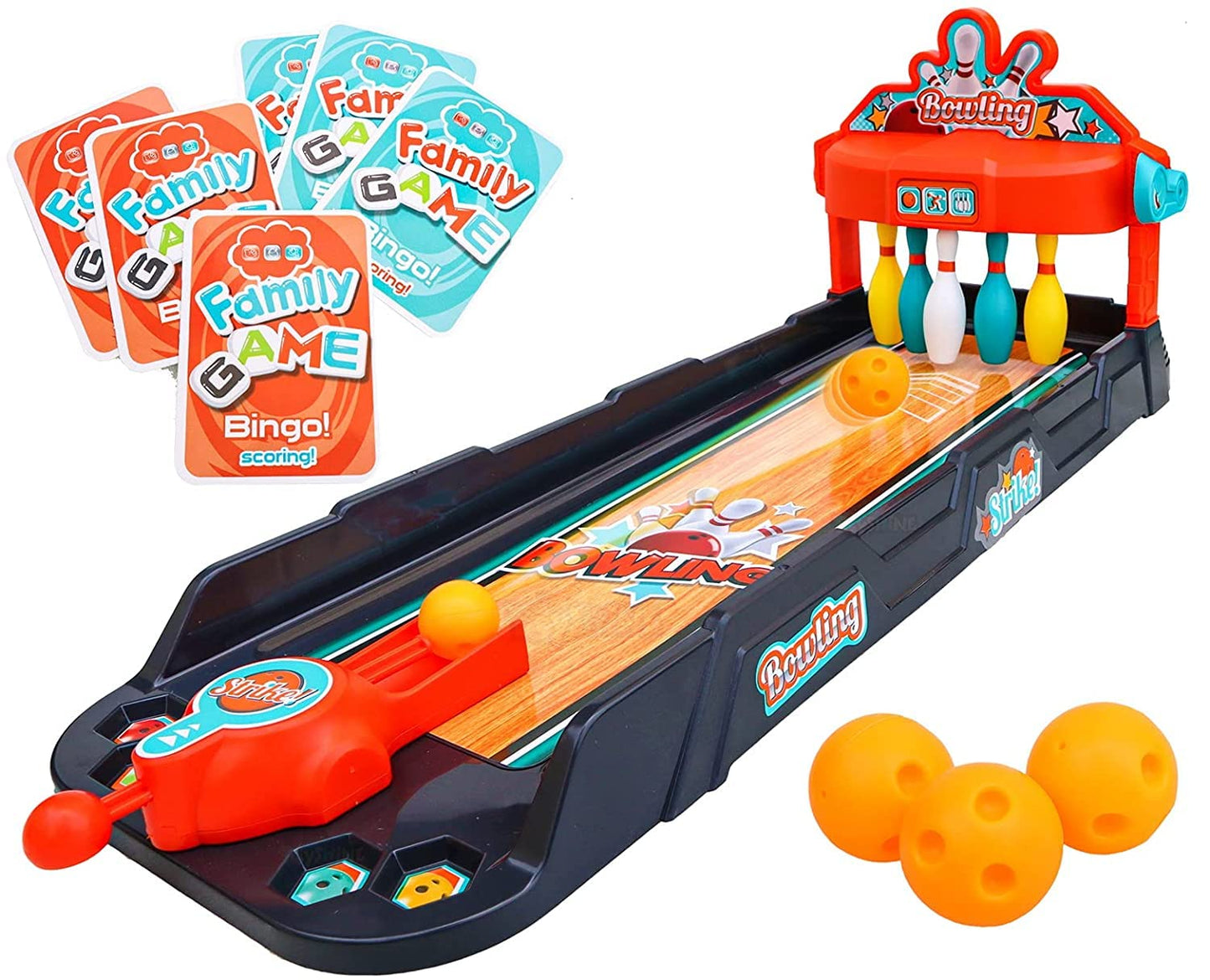 kids bowling desktop toy