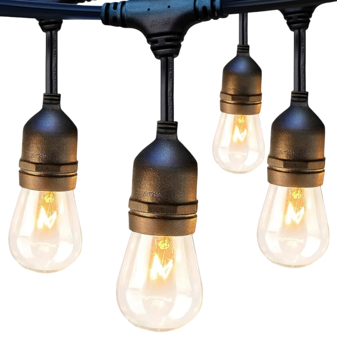 LED String Light Bulb Set with Plug
