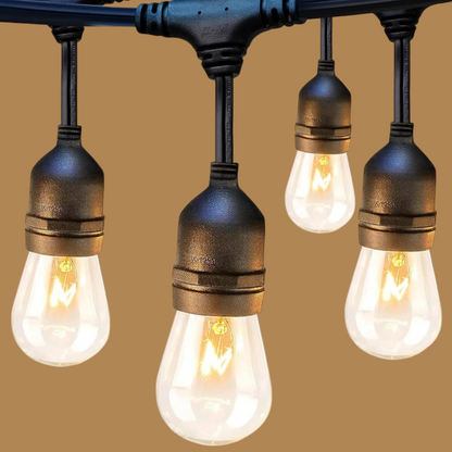 LED String Light Bulb Set with Plug