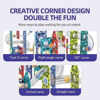 magnetic rail block set