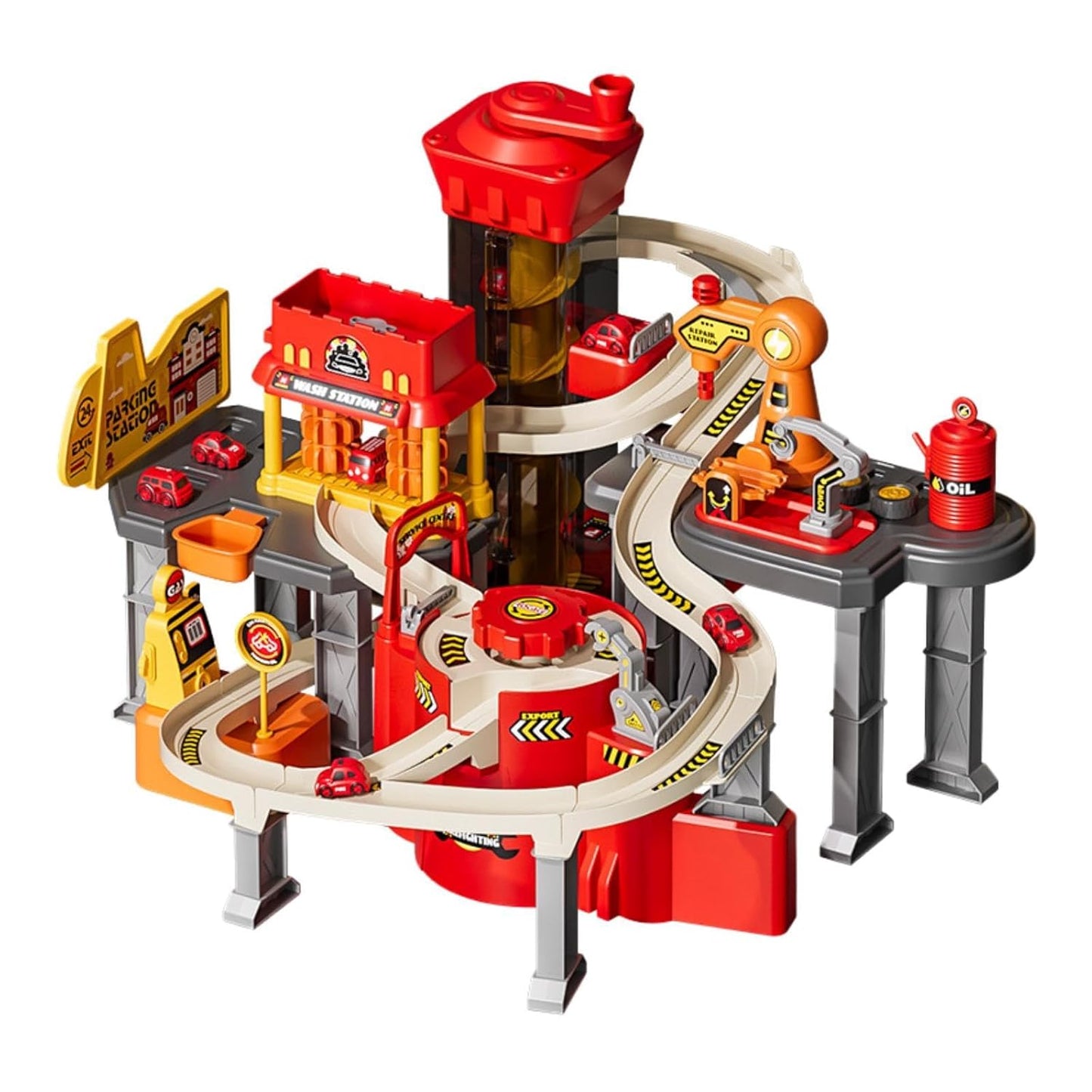 Auto Repair Adventure – Fire Truck Parking Track Set