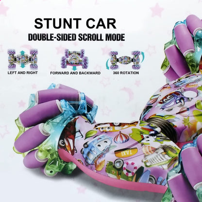 watch control stunt car double sided