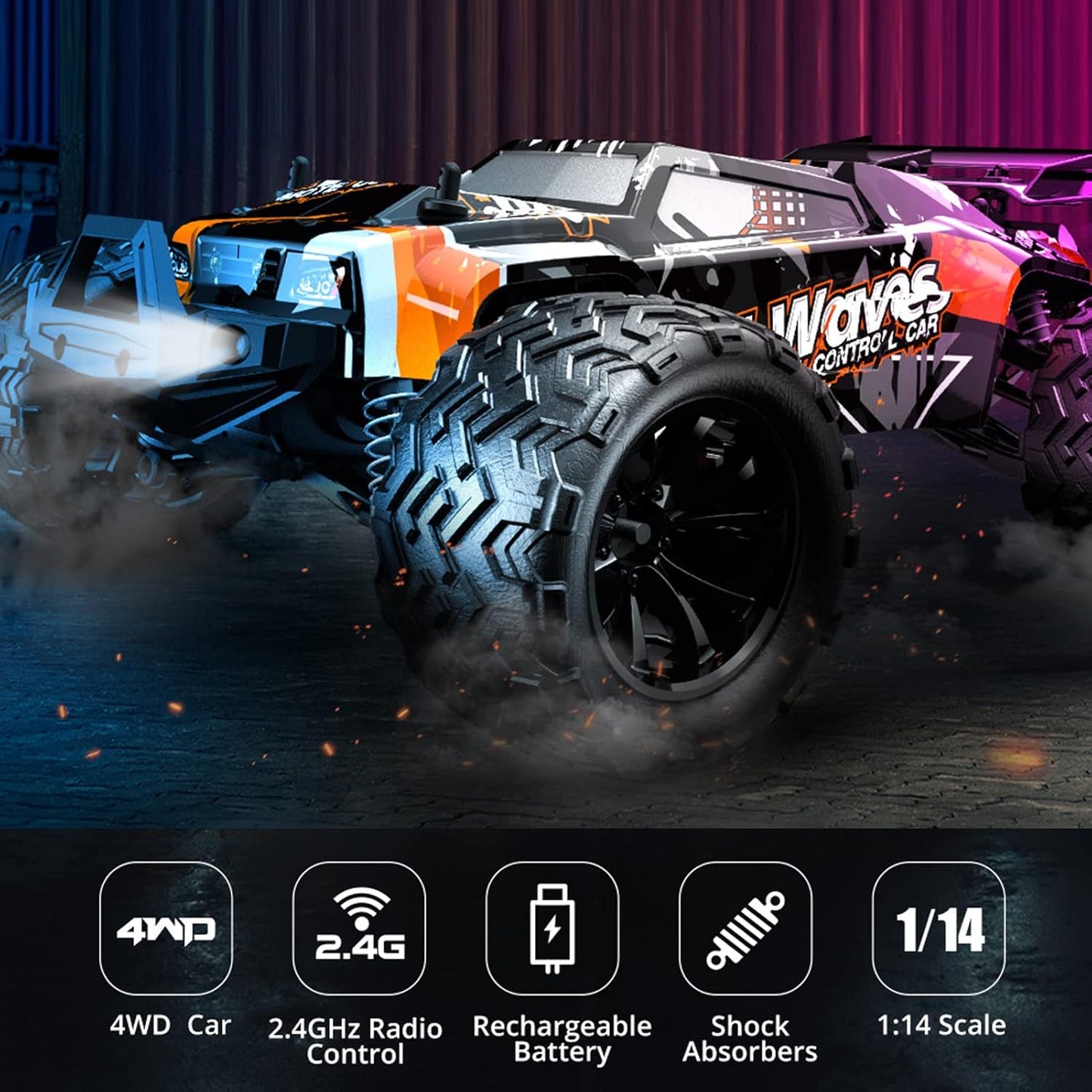 RC Racing Car 1:14 Scale – 40+ Km/h