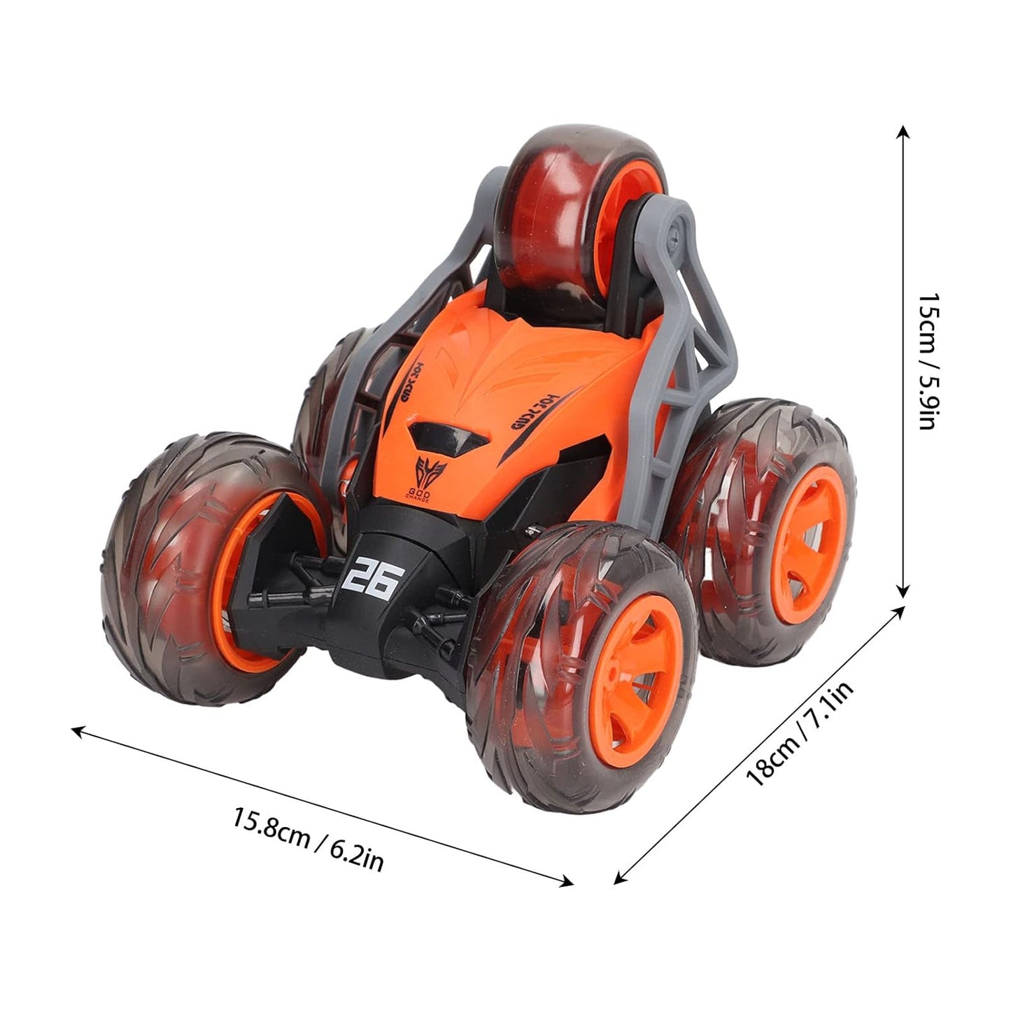 remote control 4 function stunt car
