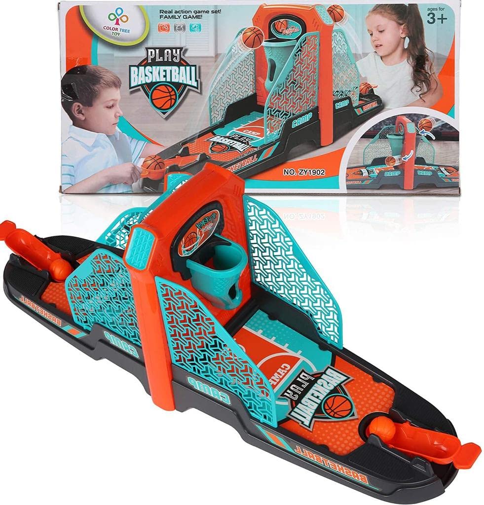 multiplayer basketball slingshot desktop toy